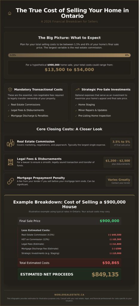 The True Cost of Selling a House in Ontario: A Complete 2026 Breakdown