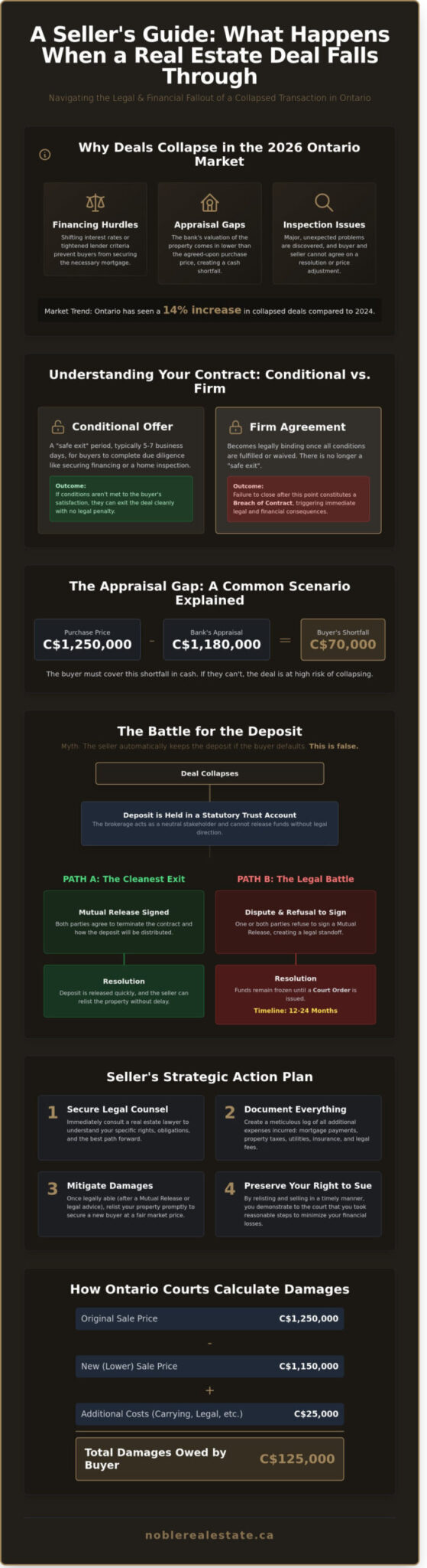 What Happens When a Real Estate Deal Falls Through? An Ontario Guide
